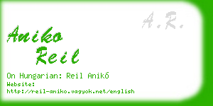 aniko reil business card